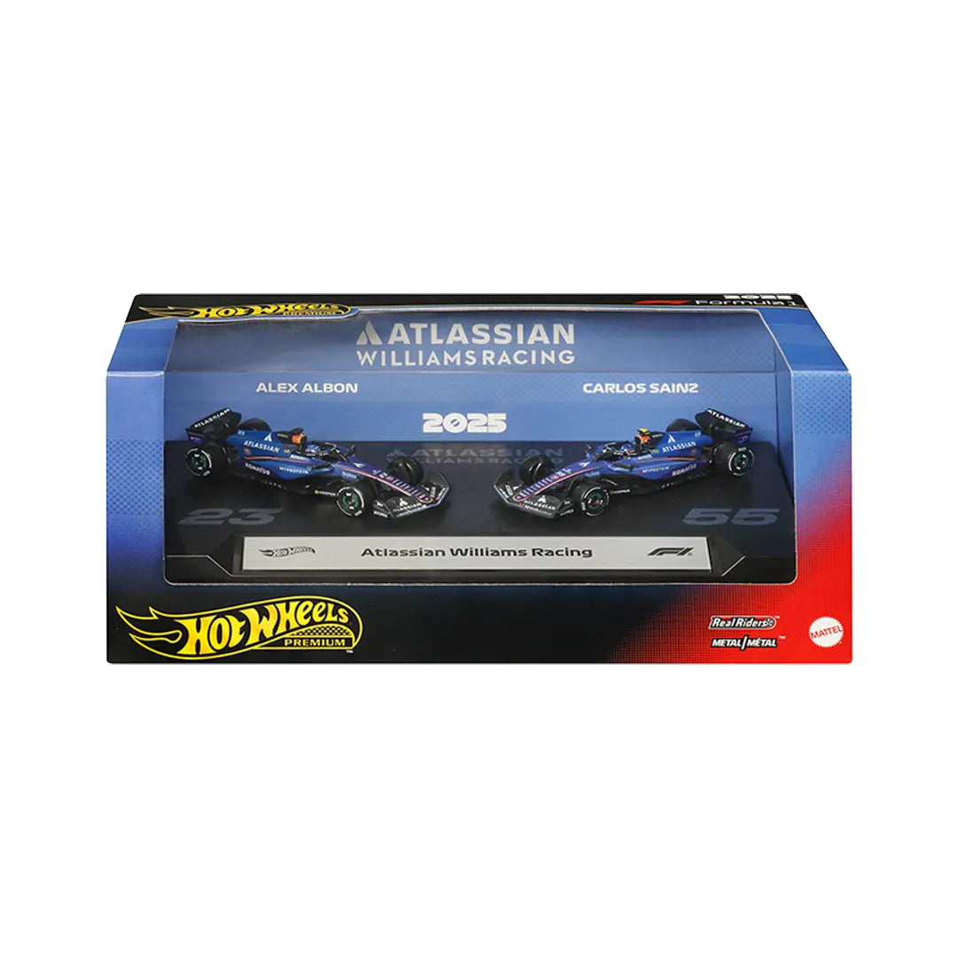 Diorama Atlassian Williams Racing 2025 - Formula 1 - Hot Wheels
